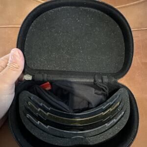 RIVBOS Polarized Sports Sunglasses Interchangeable Lenses w/ Hard Case